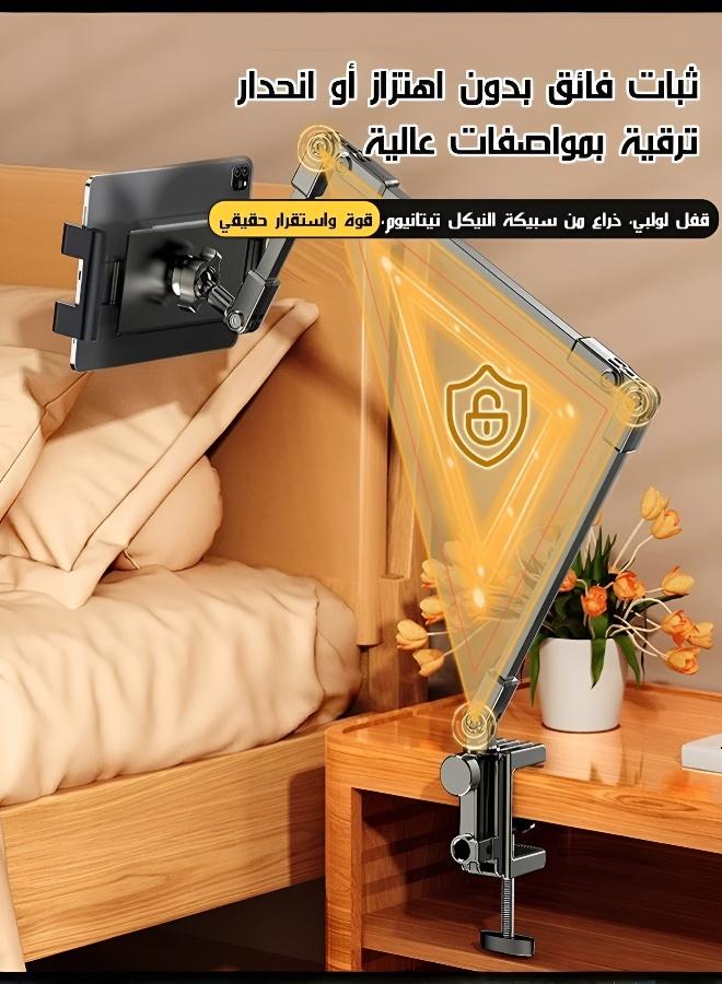 حامل متعدد الاستخدامات قابل للطي والتمدد للهواتف والأجهزة اللوحية مع ذراع مرن - Image 3